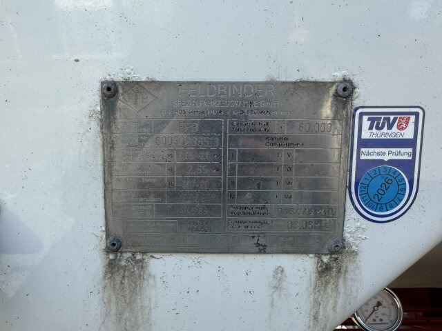 Feldbinder KIP 60.3 Silo 60.000 L 3 Achse ADR - Напівпричіп цистерна для сипучих вантажів: фото 5 Feldbinder KIP 60.3 Silo 60.000 L 3 Achse ADR - Напівпричіп цистерна для сипучих вантажів: фото 5