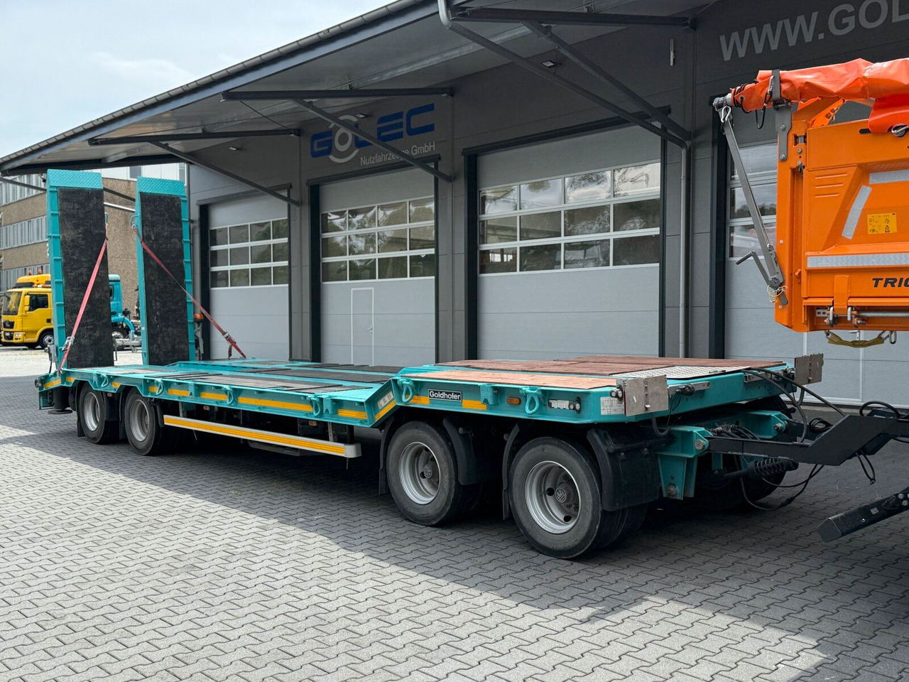 Goldhofer TU 4 EXPERT 4870 Tieflader Anhänger 44,8 T - Низькорамна платформа причіп: фото 1 Goldhofer TU 4 EXPERT 4870 Tieflader Anhänger 44,8 T - Низькорамна платформа причіп: фото 1
