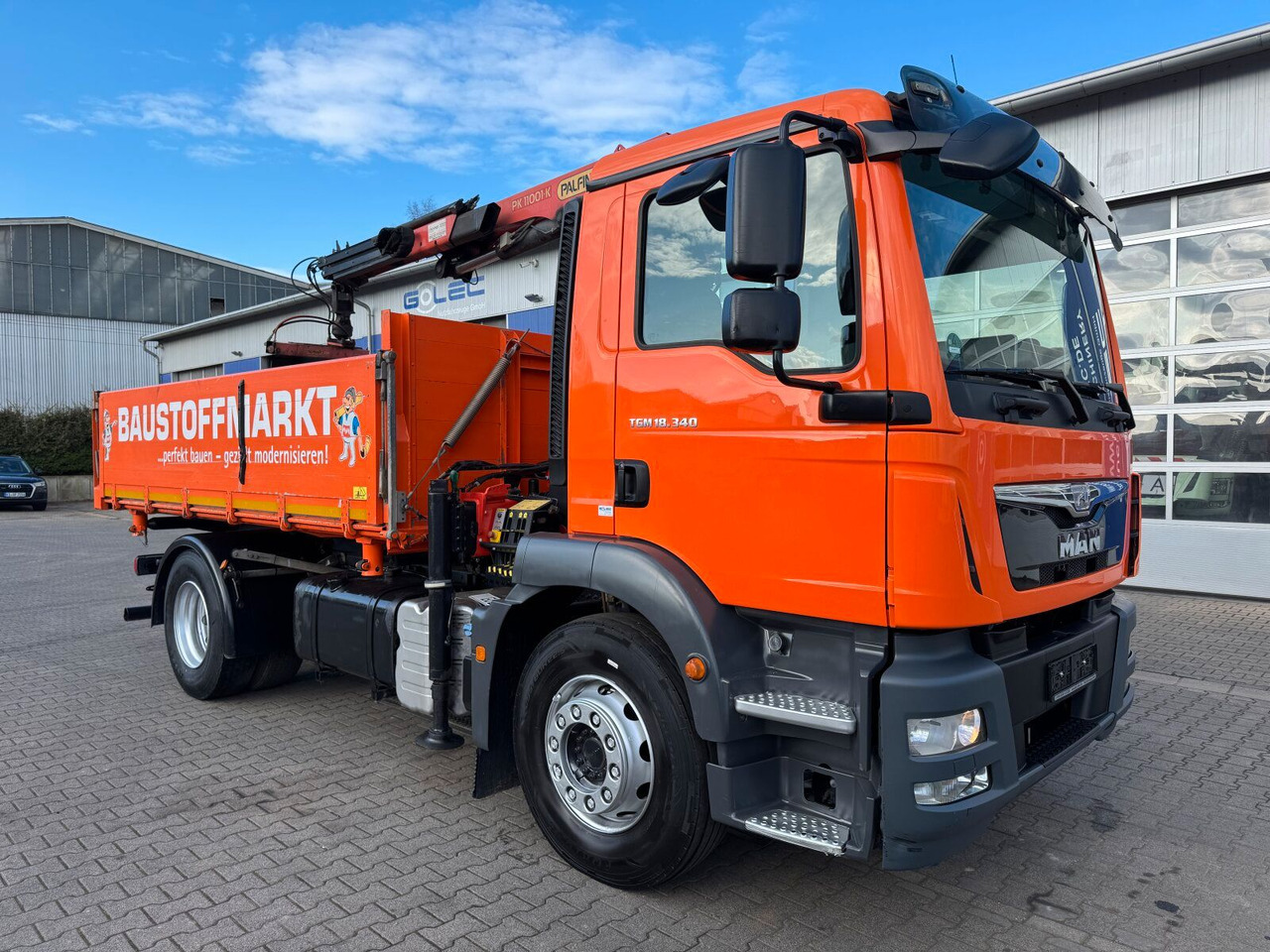 MAN TGM 18.340 4x2 Euro 6 Kipper Kran PK11001.K - Вантажівка з маніпулятором: фото 1 MAN TGM 18.340 4x2 Euro 6 Kipper Kran PK11001.K - Вантажівка з маніпулятором: фото 1