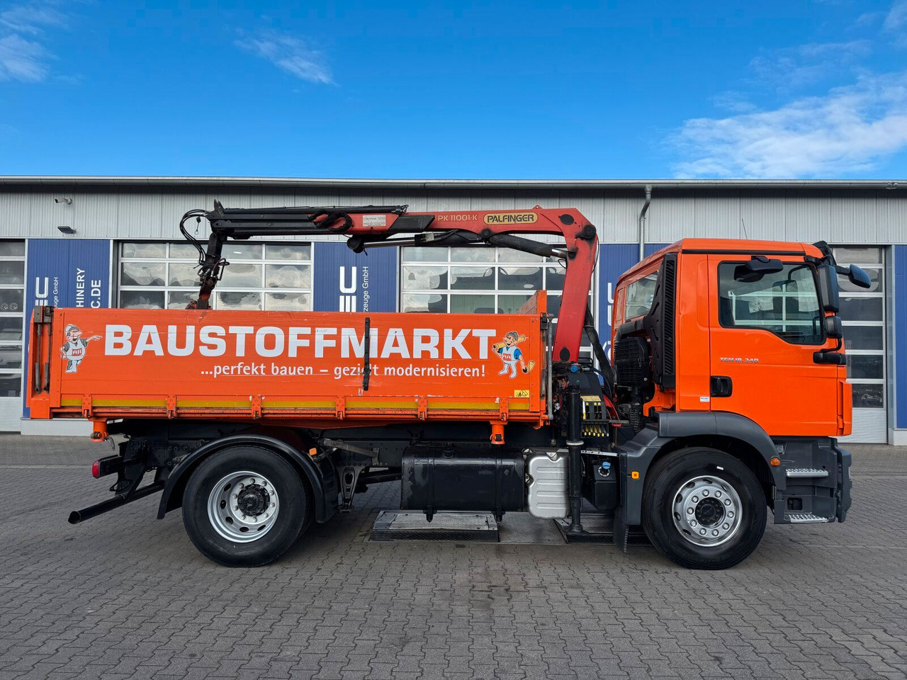 MAN TGM 18.340 4x2 Euro 6 Kipper Kran PK11001.K - Вантажівка з маніпулятором: фото 3 MAN TGM 18.340 4x2 Euro 6 Kipper Kran PK11001.K - Вантажівка з маніпулятором: фото 3
