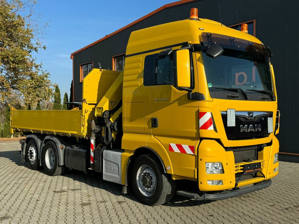 Вантажівка з маніпулятором MAN TGS 26.480 6x4H-4 Kipper Kran Palfinger PK23002: фото 1