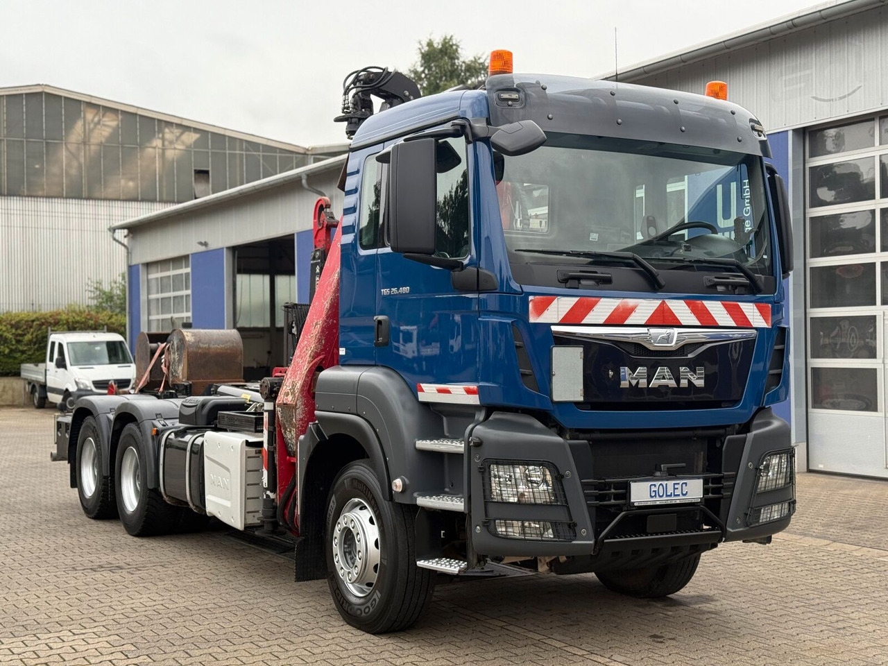 MAN TGS 28.480 6x4 Abrollkipper Kran Greifer 4,63 T - Вантажівка з маніпулятором: фото 1 MAN TGS 28.480 6x4 Abrollkipper Kran Greifer 4,63 T - Вантажівка з маніпулятором: фото 1
