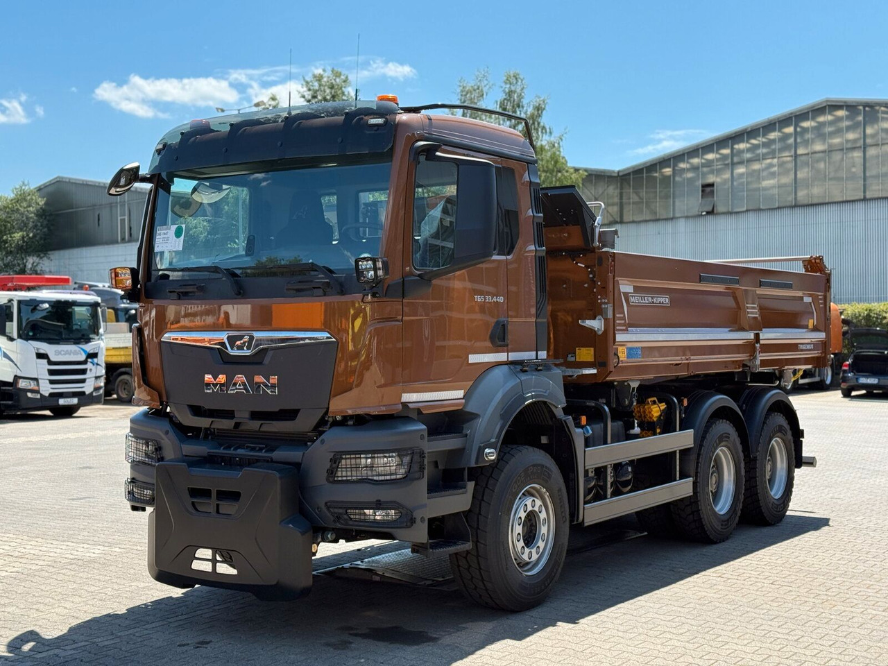 Самоскид вантажівка MAN TGS 33.440 6x4 Kipper MEILLER Bordmatik Frontpl.: фото 11