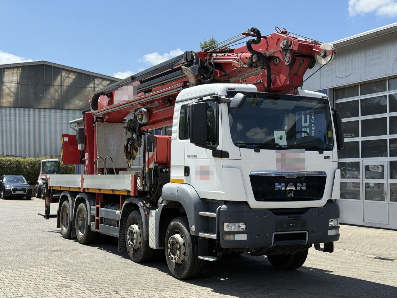 MAN TGS 35.360 8X4 BB Dachdecker Kran bis 52 m - Вантажівка з маніпулятором: фото 1 MAN TGS 35.360 8X4 BB Dachdecker Kran bis 52 m - Вантажівка з маніпулятором: фото 1