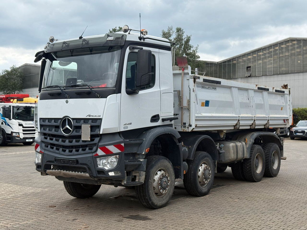 Mercedes-Benz 4145 8x8 Meiler Dreiseitenkipper Bordmatik - Самоскид вантажівка: фото 1 Mercedes-Benz 4145 8x8 Meiler Dreiseitenkipper Bordmatik - Самоскид вантажівка: фото 1