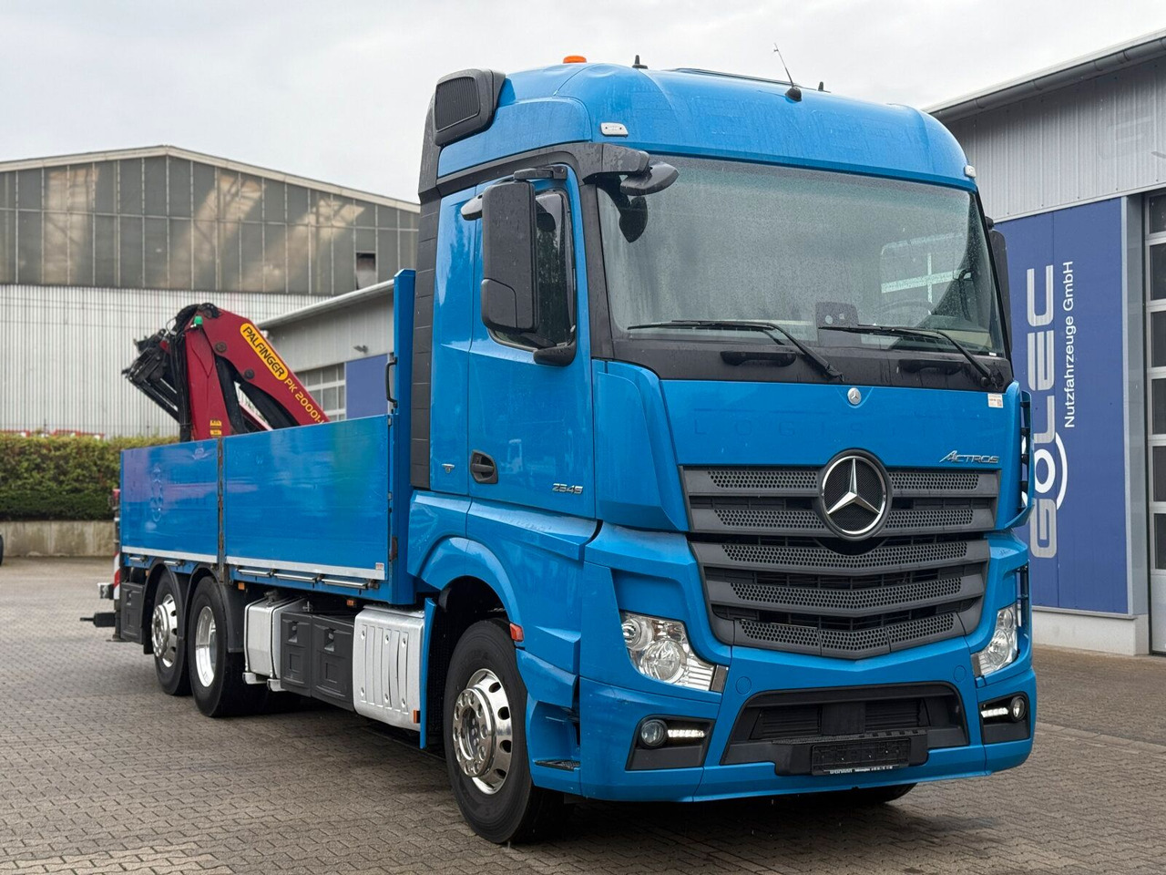 Mercedes-Benz ACTROS 2545 6x2 Pritsche Kran Palfinger PK20001K - Бортова вантажівка/ Платформа, Вантажівка з маніпулятором: фото 1 Mercedes-Benz ACTROS 2545 6x2 Pritsche Kran Palfinger PK20001K - Бортова вантажівка/ Платформа, Вантажівка з маніпулятором: фото 1