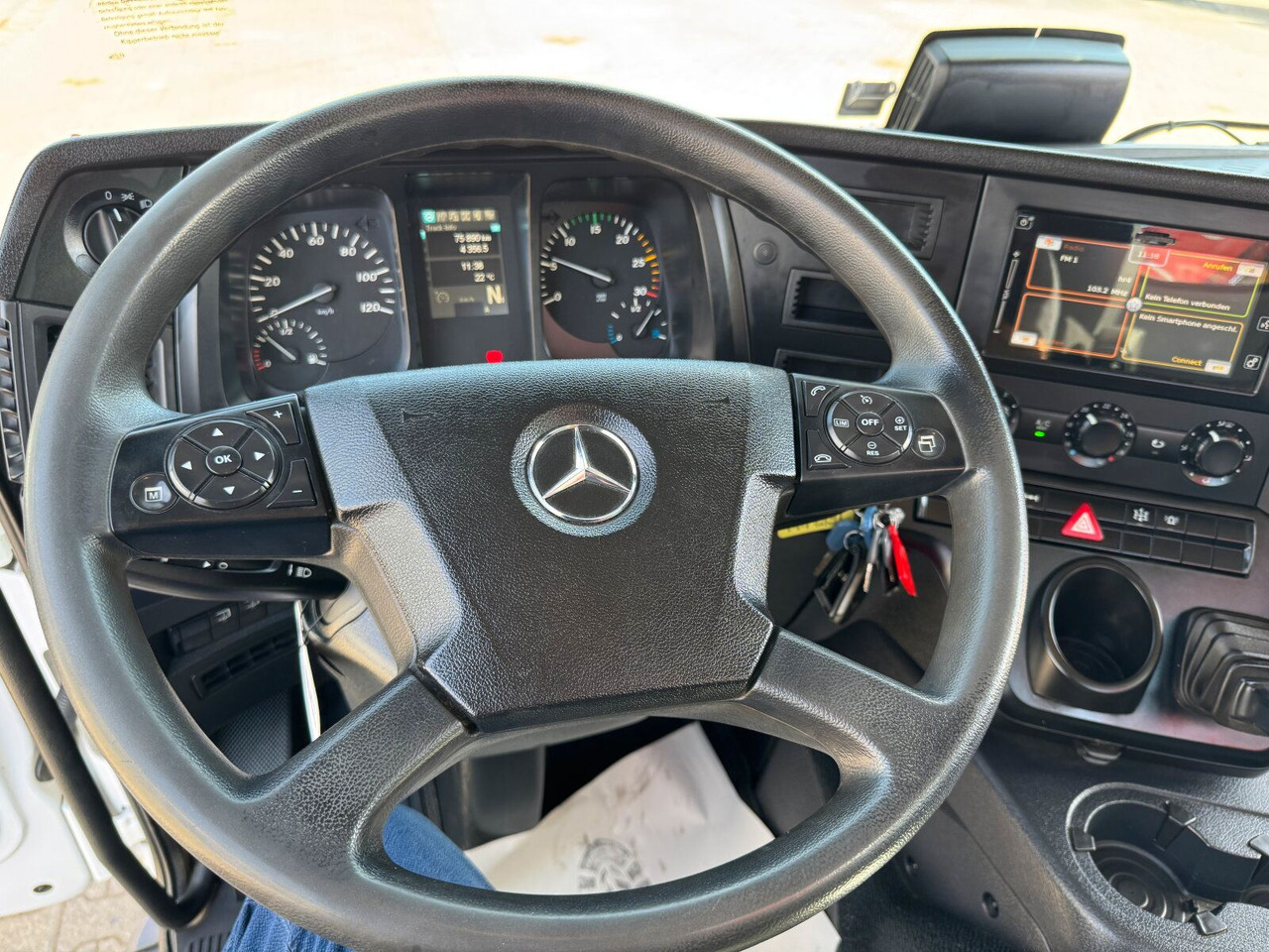 Самоскид вантажівка, Вантажівка з маніпулятором Mercedes-Benz AROCS 1832 4x2 Euro 6 Kipper Kran FASSI F120FB: фото 26