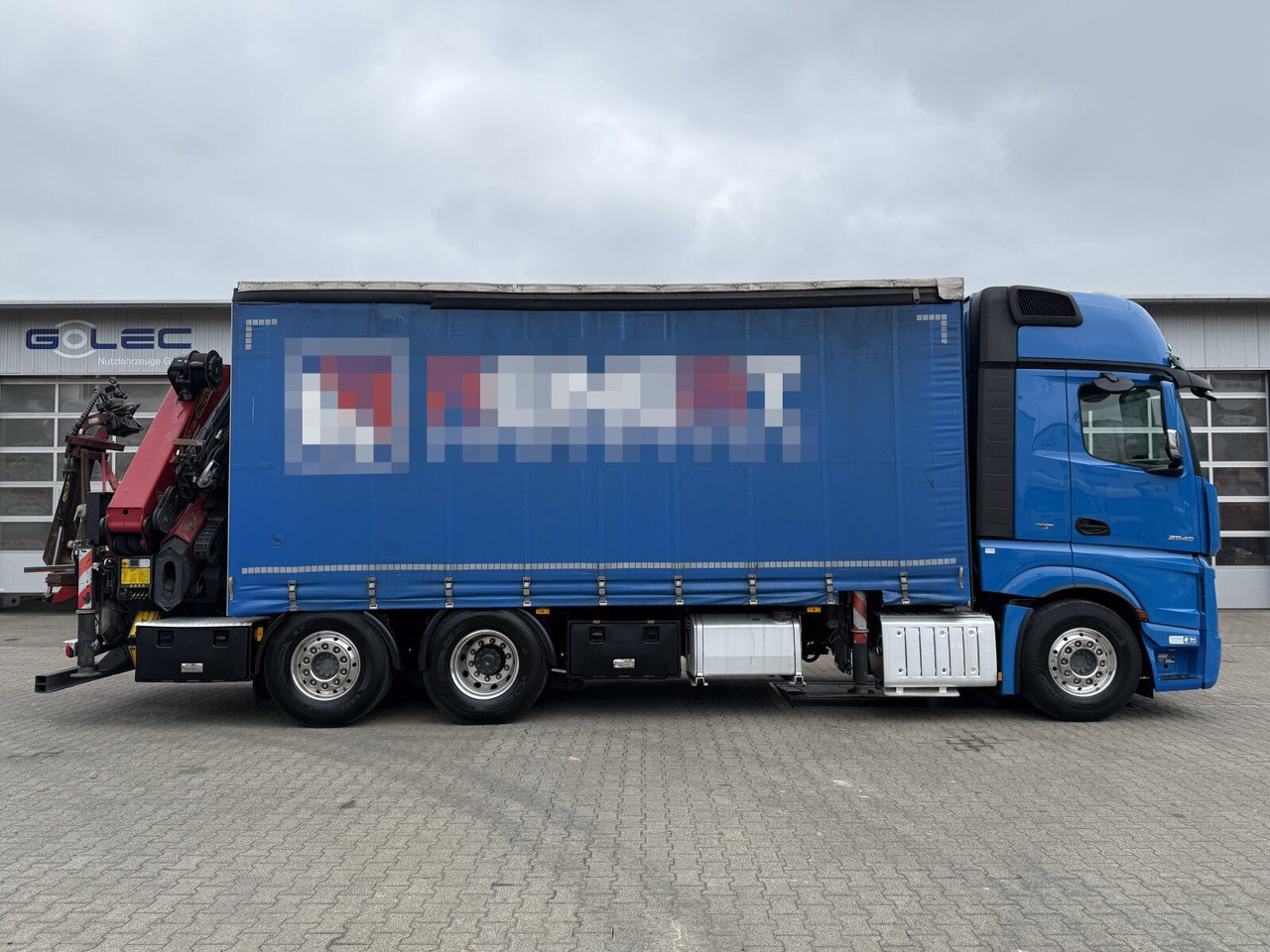 Mercedes-Benz Actros 6x2 Pritsche Kran Palfinger PK34002 + JIB - Бортова вантажівка/ Платформа, Вантажівка з маніпулятором: фото 2 Mercedes-Benz Actros 6x2 Pritsche Kran Palfinger PK34002 + JIB - Бортова вантажівка/ Платформа, Вантажівка з маніпулятором: фото 2