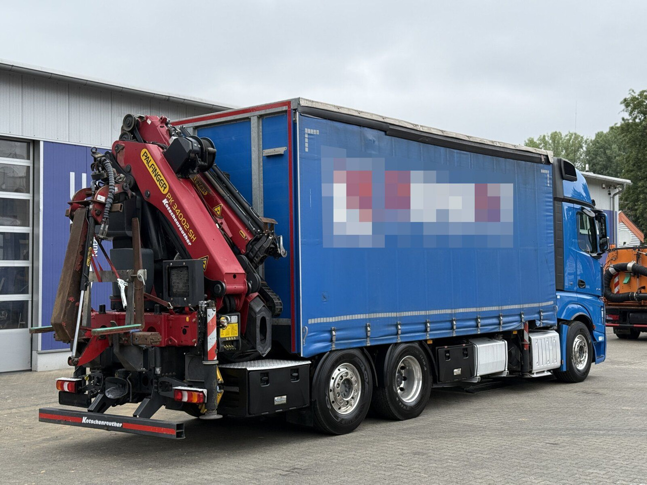Mercedes-Benz Actros 6x2 Pritsche Kran Palfinger PK34002 + JIB - Бортова вантажівка/ Платформа, Вантажівка з маніпулятором: фото 3 Mercedes-Benz Actros 6x2 Pritsche Kran Palfinger PK34002 + JIB - Бортова вантажівка/ Платформа, Вантажівка з маніпулятором: фото 3