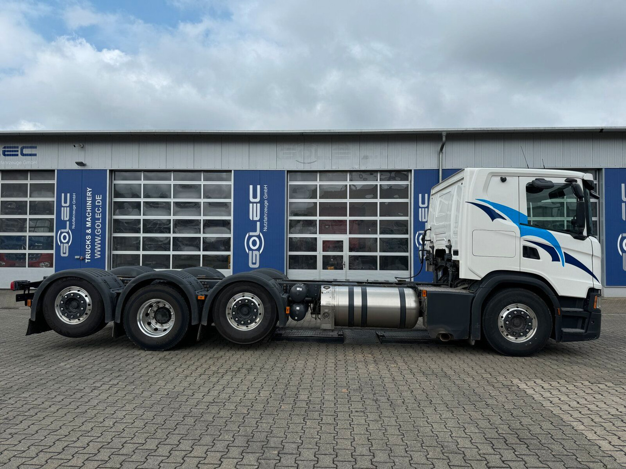 Scania G 410 B8x2*6 NB LNG Fahrgestell Nebenantrieb - Вантажівка цистерна, Вантажівка з маніпулятором: фото 4 Scania G 410 B8x2*6 NB LNG Fahrgestell Nebenantrieb - Вантажівка цистерна, Вантажівка з маніпулятором: фото 4