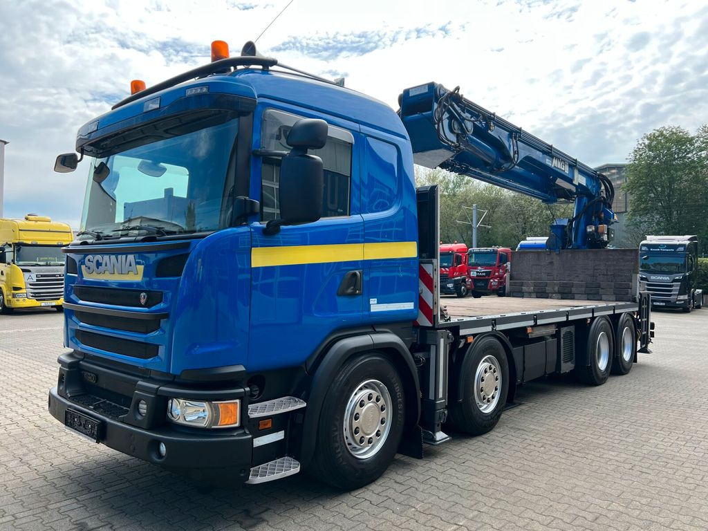 Scania G490 8x4 Dachdecker Montagekran MKG - 21,6 m - Бортова вантажівка/ Платформа, Вантажівка з маніпулятором: фото 2 Scania G490 8x4 Dachdecker Montagekran MKG - 21,6 m - Бортова вантажівка/ Платформа, Вантажівка з маніпулятором: фото 2