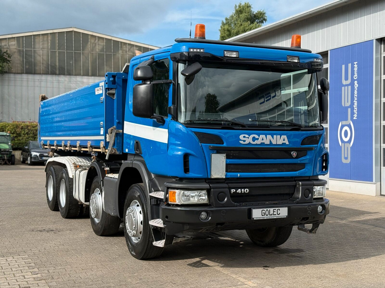 Scania P 410 8x4 Dreiseitenkipper DAUTEL - Самоскид вантажівка: фото 1 Scania P 410 8x4 Dreiseitenkipper DAUTEL - Самоскид вантажівка: фото 1