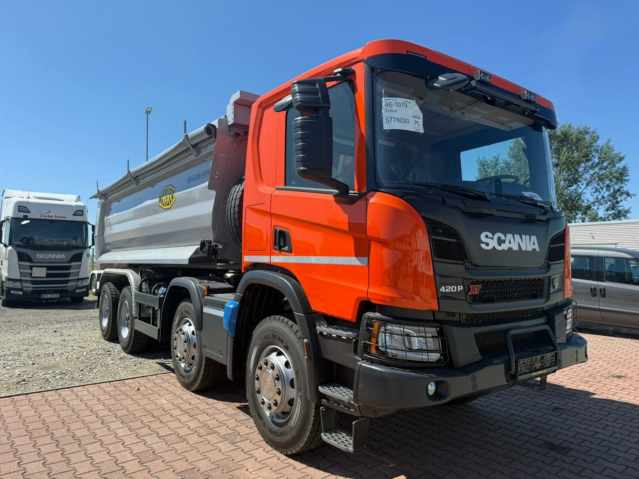 Scania P 420 8x4 Kipper Meiller Euro 6 - Скіповий навантажувач вантажівка: фото 2 Scania P 420 8x4 Kipper Meiller Euro 6 - Скіповий навантажувач вантажівка: фото 2