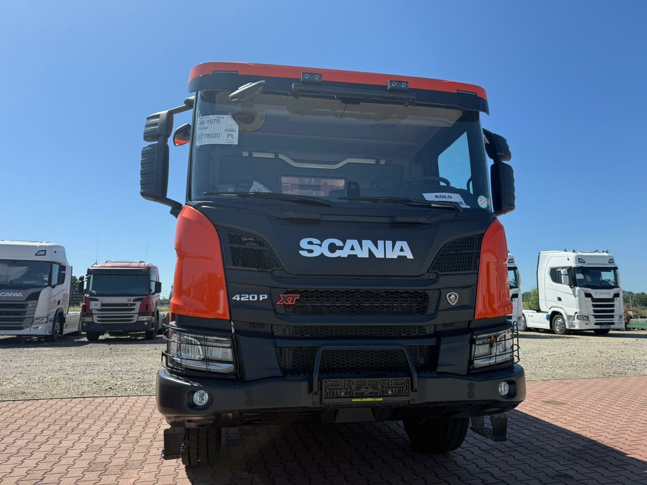 Scania P 420 8x4 Kipper Meiller Euro 6 - Скіповий навантажувач вантажівка: фото 4 Scania P 420 8x4 Kipper Meiller Euro 6 - Скіповий навантажувач вантажівка: фото 4