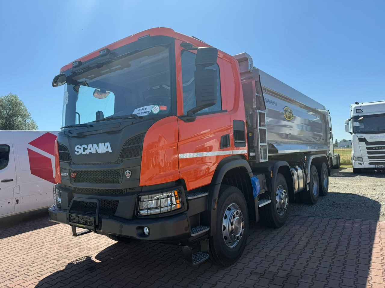 Scania P 420 8x4 Kipper Meiller Euro 6 - Скіповий навантажувач вантажівка: фото 3 Scania P 420 8x4 Kipper Meiller Euro 6 - Скіповий навантажувач вантажівка: фото 3