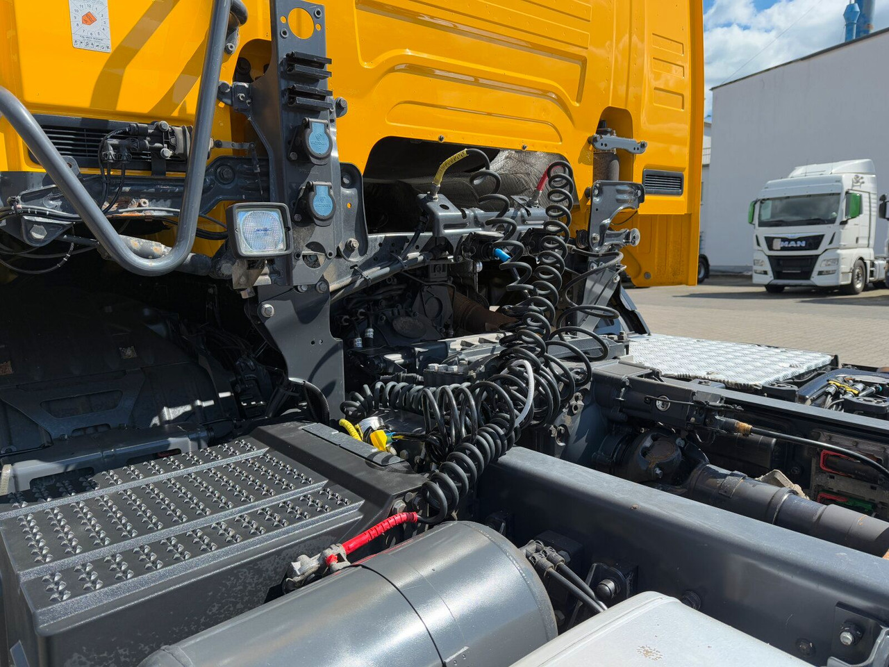 Тягач Scania G450 XT 4x4 Euro 6 SZM Kipphydraulik Blatt/ Luft: фото 14