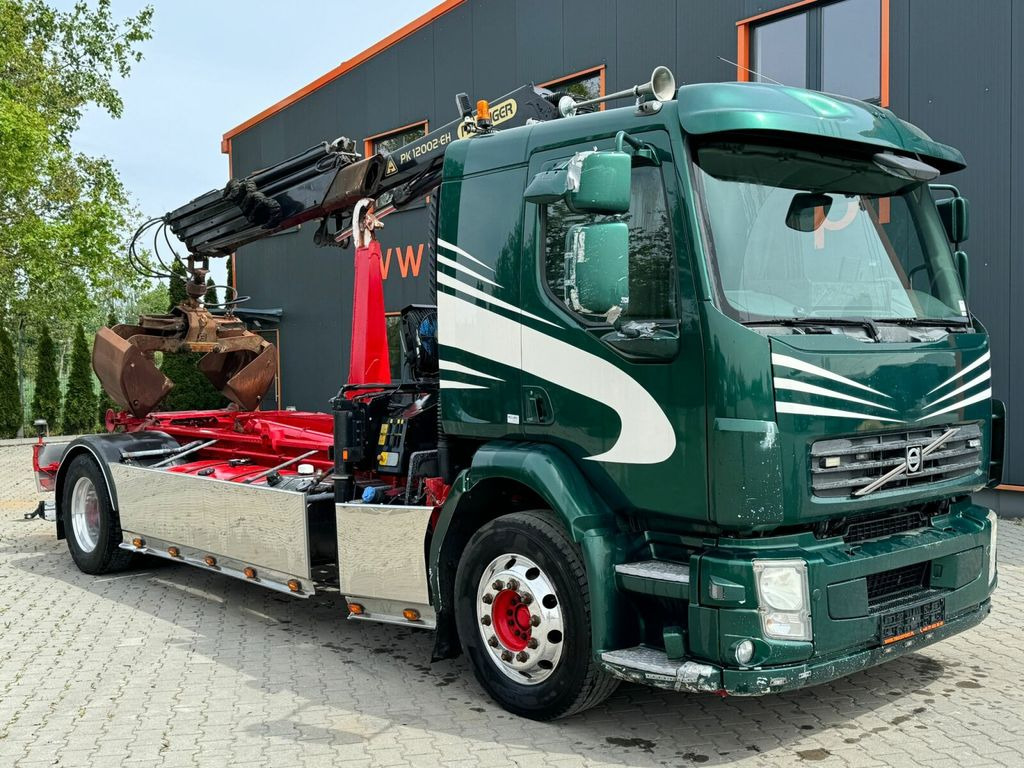 Гаковий мультиліфт вантажівка, Вантажівка з маніпулятором Volvo FL290 4x2 Abrollkipper Kran PALFINGER bis 12 m: фото 1