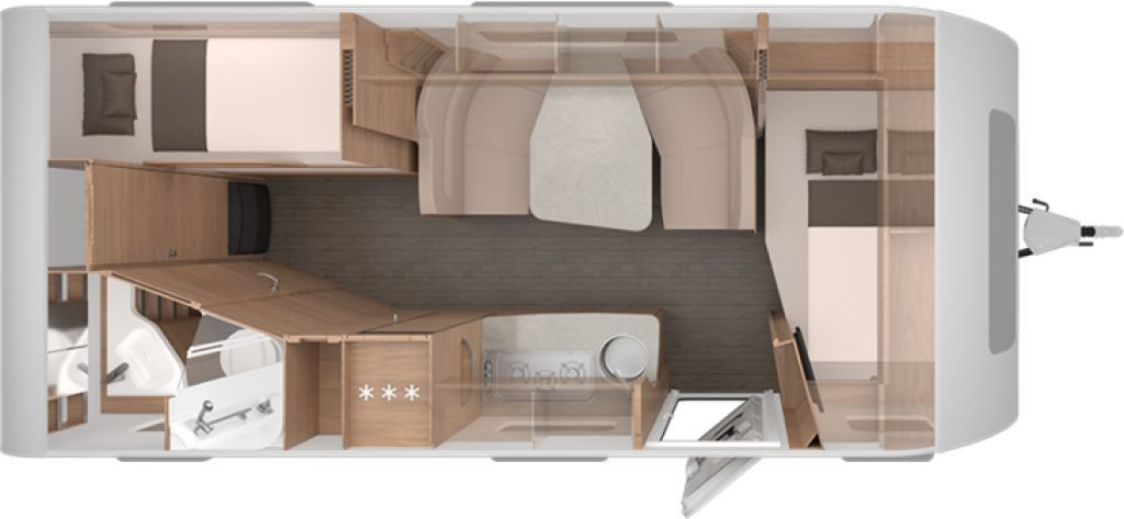 Knaus Südwind 580 QS 60 YEARS Kühlschrank 177l - Причіп дача: фото 2 Knaus Südwind 580 QS 60 YEARS Kühlschrank 177l - Причіп дача: фото 2