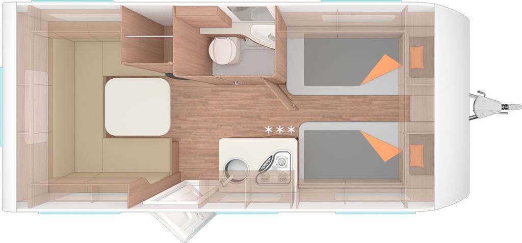 Weinsberg CaraOne 480 EU Auflastung 1500 kg - Причіп дача: фото 2 Weinsberg CaraOne 480 EU Auflastung 1500 kg - Причіп дача: фото 2