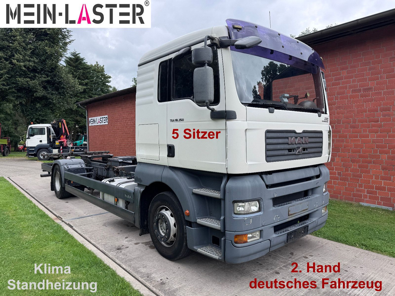 MAN TGA 18.350 BDF 5 Sitzer Klima 209.380 km - Контейнеровоз/ Змінний кузов вантажівка: фото 1 MAN TGA 18.350 BDF 5 Sitzer Klima 209.380 km - Контейнеровоз/ Змінний кузов вантажівка: фото 1