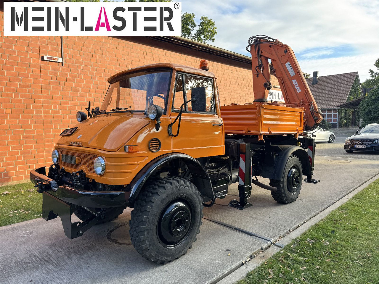 Unimog U 1100 Atlas AK 3006 nur 14.215 km-1. Hand - Вантажівка з маніпулятором, Бортова вантажівка/ Платформа: фото 2 Unimog U 1100 Atlas AK 3006 nur 14.215 km-1. Hand - Вантажівка з маніпулятором, Бортова вантажівка/ Платформа: фото 2