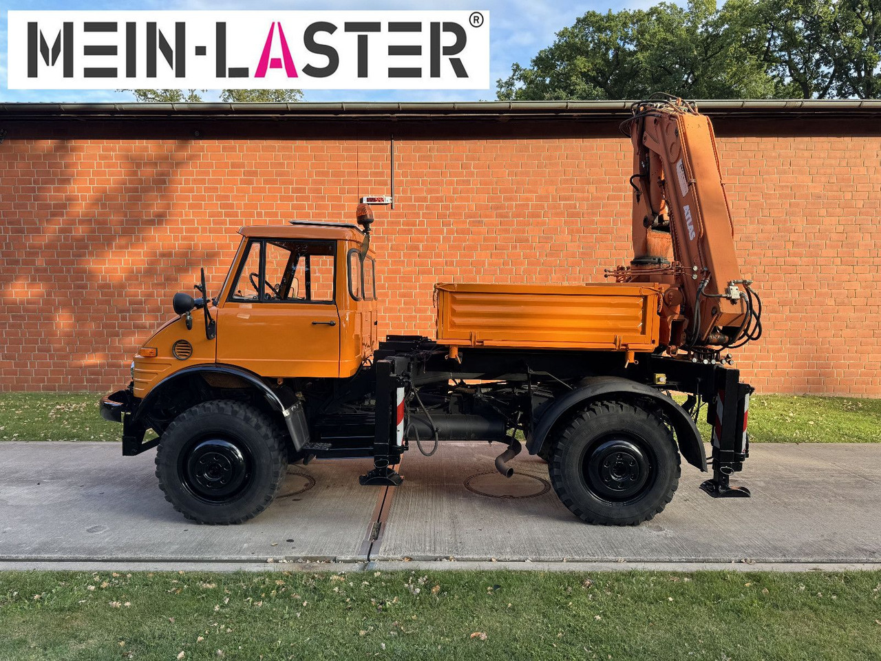 Unimog U 1100 Atlas AK 3006 nur 14.215 km-1. Hand - Вантажівка з маніпулятором, Бортова вантажівка/ Платформа: фото 4 Unimog U 1100 Atlas AK 3006 nur 14.215 km-1. Hand - Вантажівка з маніпулятором, Бортова вантажівка/ Платформа: фото 4