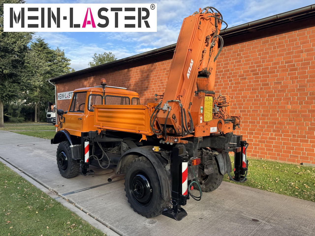 Unimog U 1100 Atlas AK 3006 nur 14.215 km-1. Hand - Вантажівка з маніпулятором, Бортова вантажівка/ Платформа: фото 5 Unimog U 1100 Atlas AK 3006 nur 14.215 km-1. Hand - Вантажівка з маніпулятором, Бортова вантажівка/ Платформа: фото 5