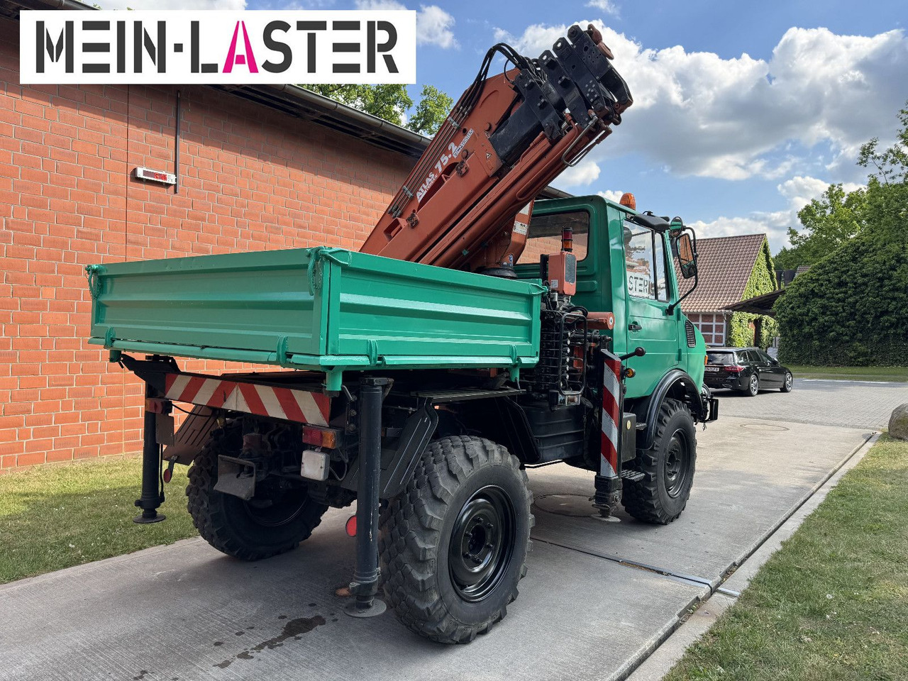 Unimog U 1200 Atlas 75.2 Kran 14 m Funk FB *1. Hand - Вантажівка з маніпулятором: фото 4 Unimog U 1200 Atlas 75.2 Kran 14 m Funk FB *1. Hand - Вантажівка з маніпулятором: фото 4