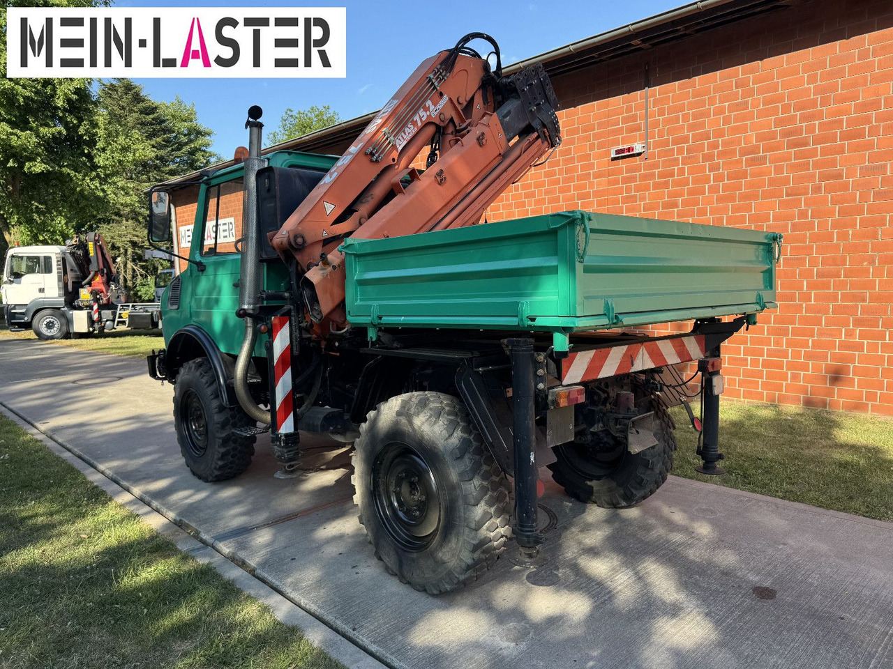 Unimog U 1200 Atlas 75.2 Kran 14 m Funk FB *1. Hand - Вантажівка з маніпулятором: фото 5 Unimog U 1200 Atlas 75.2 Kran 14 m Funk FB *1. Hand - Вантажівка з маніпулятором: фото 5
