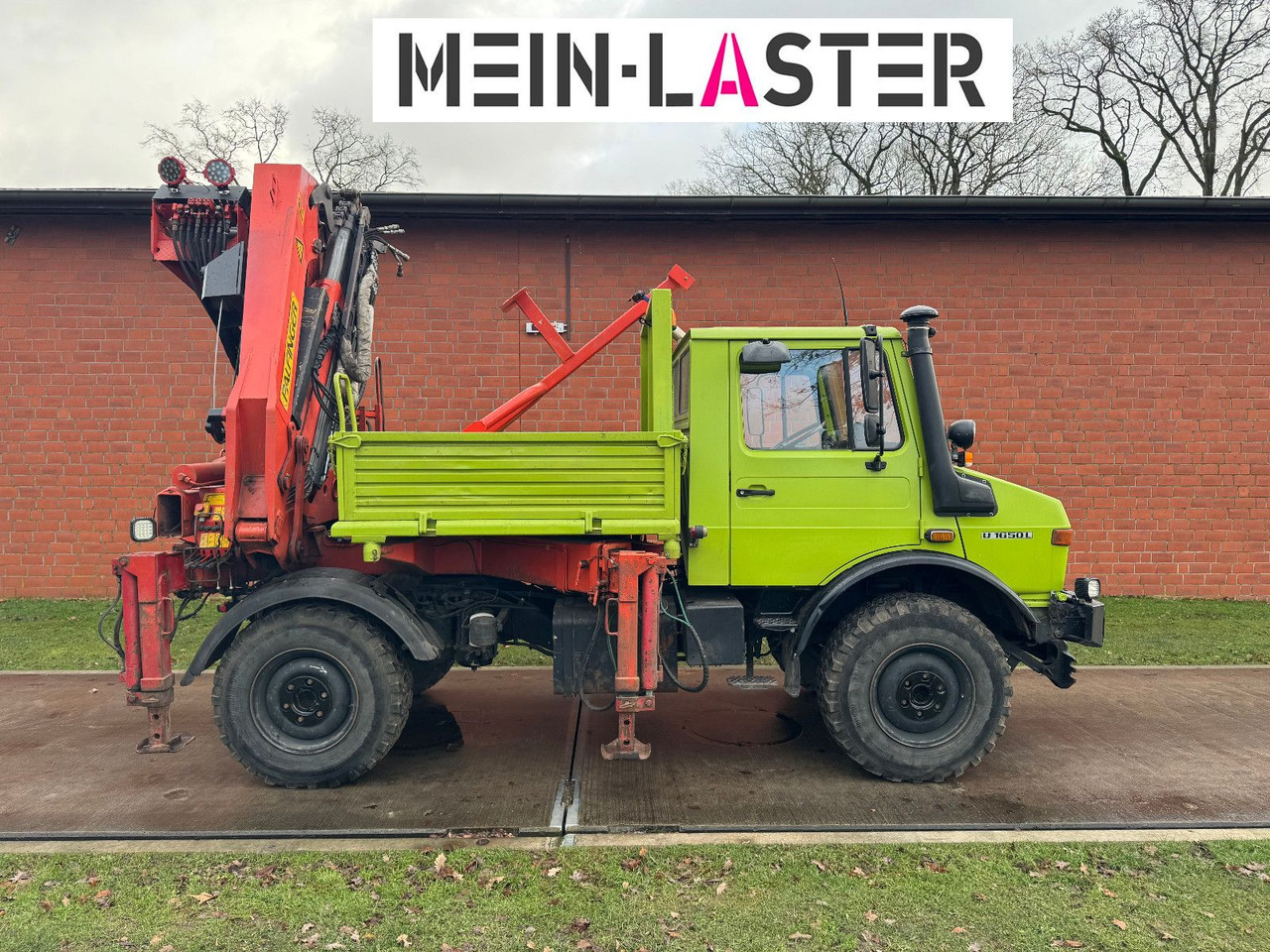 Unimog U 1650 PK 10500 Kran 15 m max. 3,9 t Seilwinde - Вантажівка з маніпулятором: фото 5 Unimog U 1650 PK 10500 Kran 15 m max. 3,9 t Seilwinde - Вантажівка з маніпулятором: фото 5