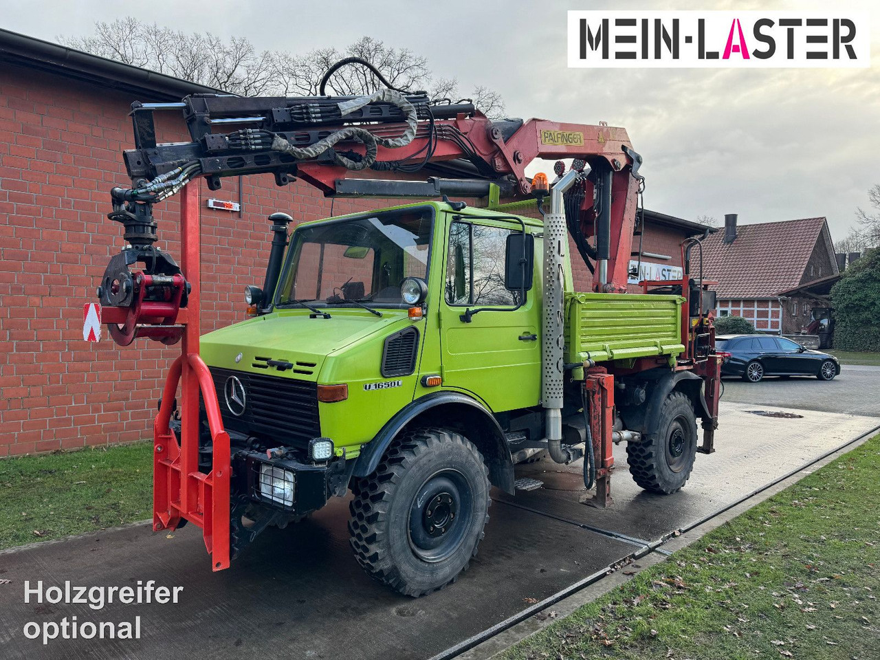 Unimog U 1650 PK 10500 Kran 15 m max. 3,9 t Seilwinde - Вантажівка з маніпулятором: фото 3 Unimog U 1650 PK 10500 Kran 15 m max. 3,9 t Seilwinde - Вантажівка з маніпулятором: фото 3