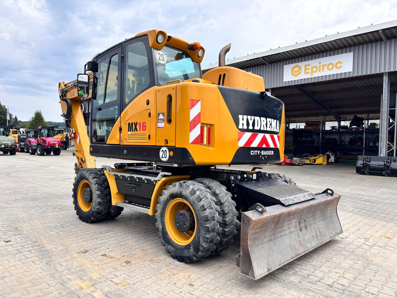 Hydrema MX 16G - Колісний екскаватор: фото 4 Hydrema MX 16G - Колісний екскаватор: фото 4