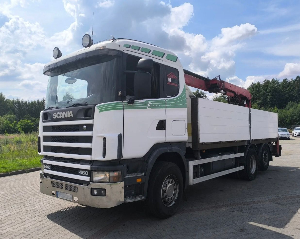 SCANIA 144.460 - Бортова вантажівка/ Платформа, Вантажівка з маніпулятором: фото 3 SCANIA 144.460 - Бортова вантажівка/ Платформа, Вантажівка з маніпулятором: фото 3
