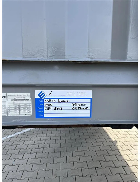 Krone 75x 2015 XL MEGA P400 HUCKEPACK - Закритий кузов напівпричіп: фото 2 Krone 75x 2015 XL MEGA P400 HUCKEPACK - Закритий кузов напівпричіп: фото 2