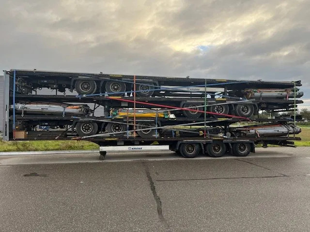 Krone last available 2015 XL P400 mega huckepack curtain sided trailer stack - Закритий кузов напівпричіп: фото 5 Krone last available 2015 XL P400 mega huckepack curtain sided trailer stack - Закритий кузов напівпричіп: фото 5