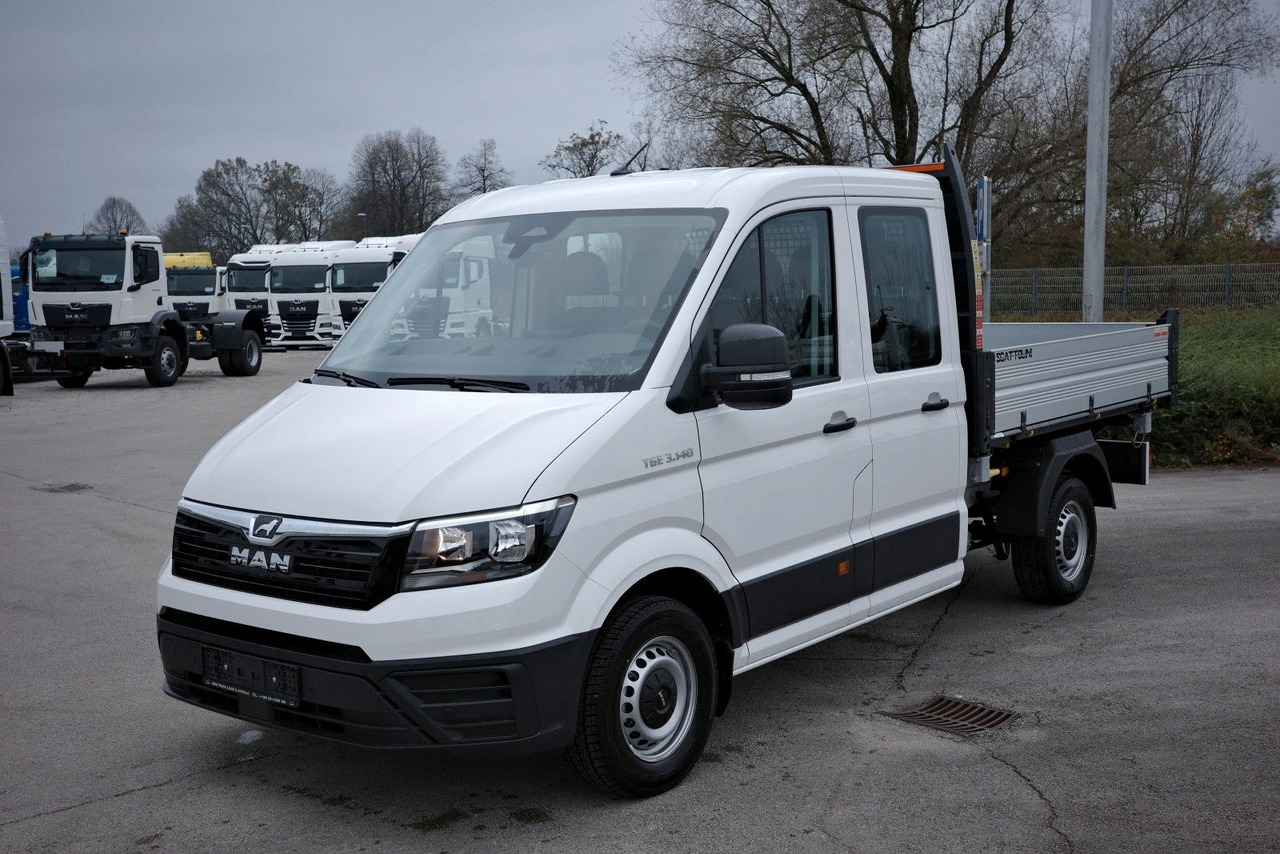 MAN TGE 3.140 L4 DoKa (3+4) 3-Seiten-Kipper - Малотоннажний самоскид, Вантажопасажирський фургон: фото 1 MAN TGE 3.140 L4 DoKa (3+4) 3-Seiten-Kipper - Малотоннажний самоскид, Вантажопасажирський фургон: фото 1