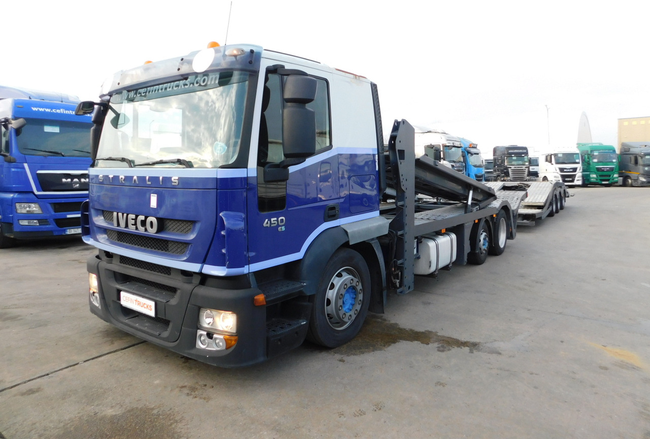 Iveco At190s45 cu remorca - Автовоз вантажівка: фото 1 Iveco At190s45 cu remorca - Автовоз вантажівка: фото 1
