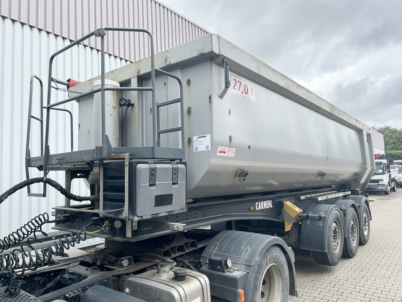 Carnehl CHKS/HH CHKS/HH, Stahlmulde ca. 26m³, 8x VORHANDEN, Liftachse - Самоскид напівпричіп: фото 4 Carnehl CHKS/HH CHKS/HH, Stahlmulde ca. 26m³, 8x VORHANDEN, Liftachse - Самоскид напівпричіп: фото 4