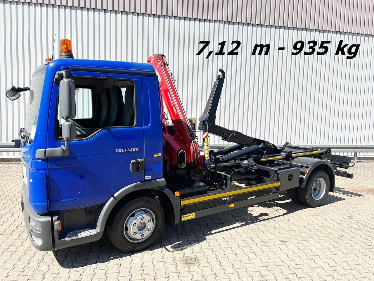 MAN TGL 12.180/210 4x2 BB TGL 12.180/210 4x2 BB, City-Abroller, Kran AMCO VEBA 807N2S - Гаковий мультиліфт вантажівка, Вантажівка з маніпулятором: фото 1 MAN TGL 12.180/210 4x2 BB TGL 12.180/210 4x2 BB, City-Abroller, Kran AMCO VEBA 807N2S - Гаковий мультиліфт вантажівка, Вантажівка з маніпулятором: фото 1