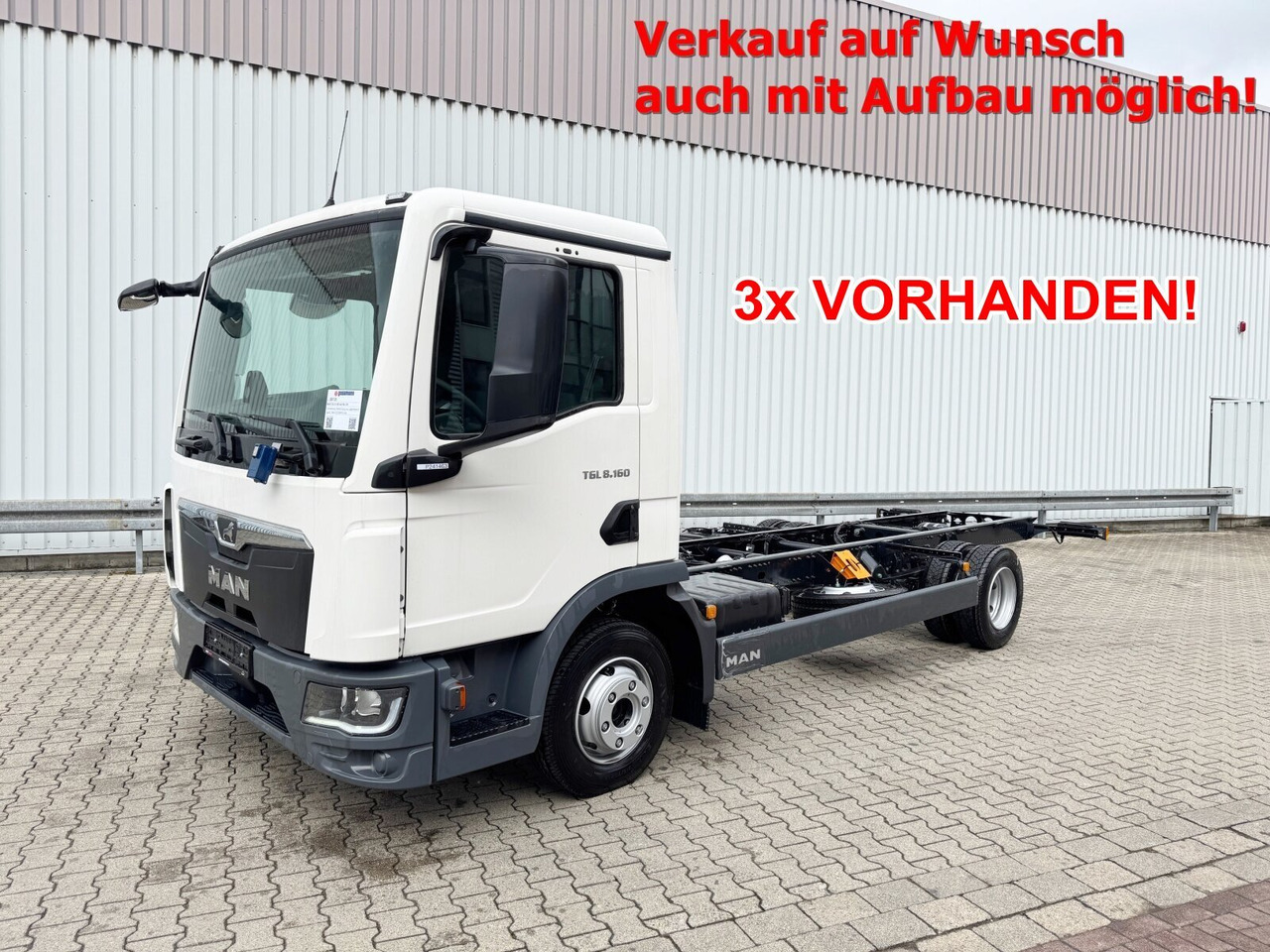 MAN TGL 8.160 4x2 BL CH TGL 8.160 4x2 BL CH - Вантажівка шасі: фото 1 MAN TGL 8.160 4x2 BL CH TGL 8.160 4x2 BL CH - Вантажівка шасі: фото 1