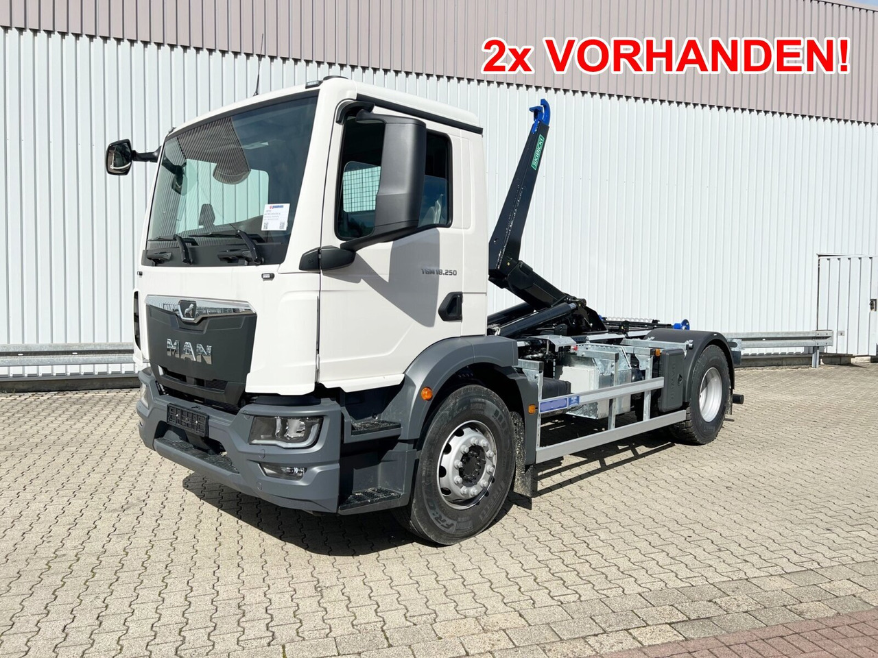 MAN TGM 18.250/340 4x2 BL CH TGM 18.250/340 4x2 BL CH, Funk, 2x VORHANDEN - Гаковий мультиліфт вантажівка: фото 1 MAN TGM 18.250/340 4x2 BL CH TGM 18.250/340 4x2 BL CH, Funk, 2x VORHANDEN - Гаковий мультиліфт вантажівка: фото 1