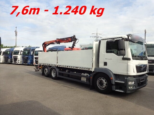 MAN TGM 26.340 6x2-4 LL TGM 26.340 6x2-4 LL,Lenk-Liftachse, Heckkran, Palfinger PK 11.001, faltbar, - Вантажівка з маніпулятором, Бортова вантажівка/ Платформа: фото 5 MAN TGM 26.340 6x2-4 LL TGM 26.340 6x2-4 LL,Lenk-Liftachse, Heckkran, Palfinger PK 11.001, faltbar, - Вантажівка з маніпулятором, Бортова вантажівка/ Платформа: фото 5