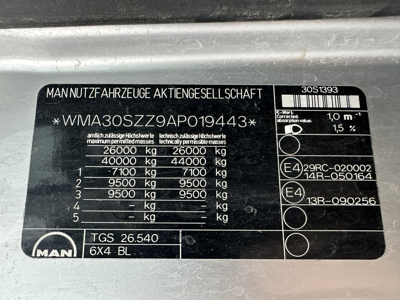 MAN TGS 26.540 6x4 BL TGS 26.540 6x4 BL, Bordmatik, Retarder, Meiller - Самоскид вантажівка: фото 5 MAN TGS 26.540 6x4 BL TGS 26.540 6x4 BL, Bordmatik, Retarder, Meiller - Самоскид вантажівка: фото 5