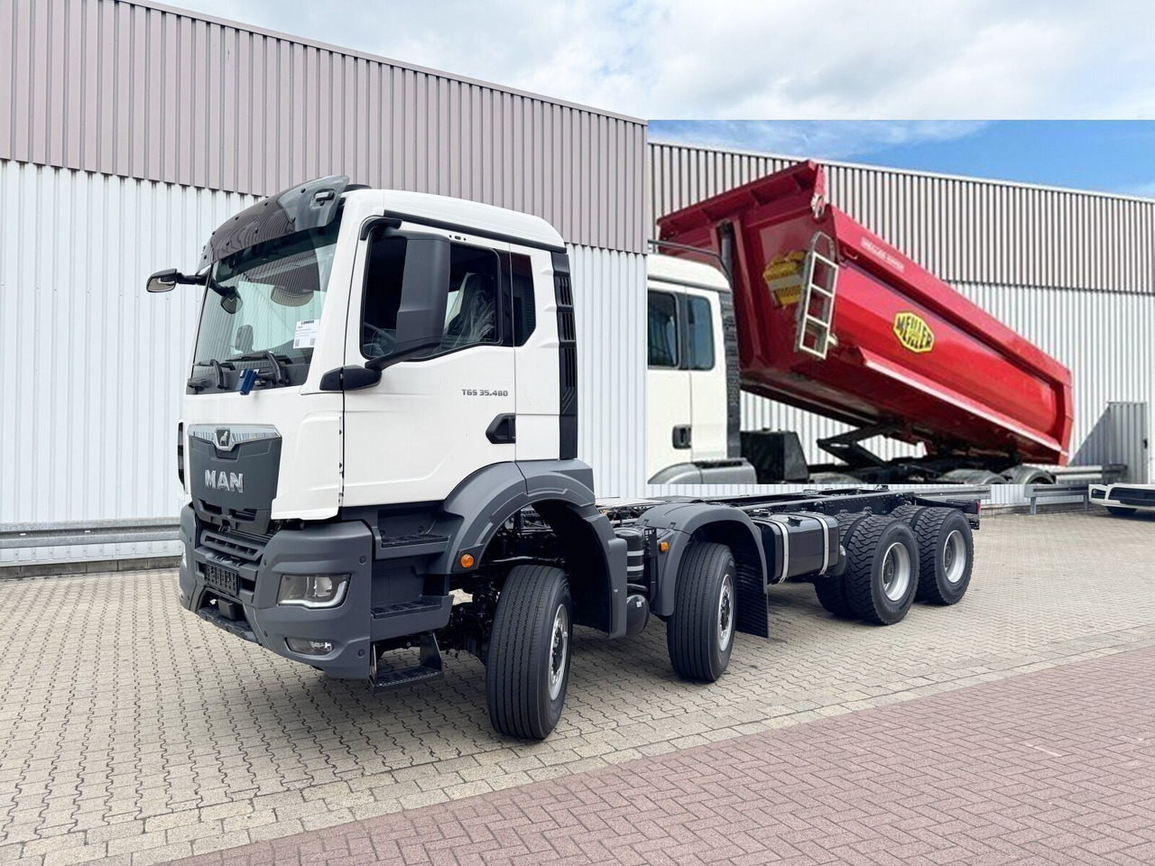 MAN TGS 35.480 8x8 BB CH TGS 35.480 8x8 BB CH, Meiller Stahlmulde 18m³ - Самоскид: фото 1 MAN TGS 35.480 8x8 BB CH TGS 35.480 8x8 BB CH, Meiller Stahlmulde 18m³ - Самоскид: фото 1