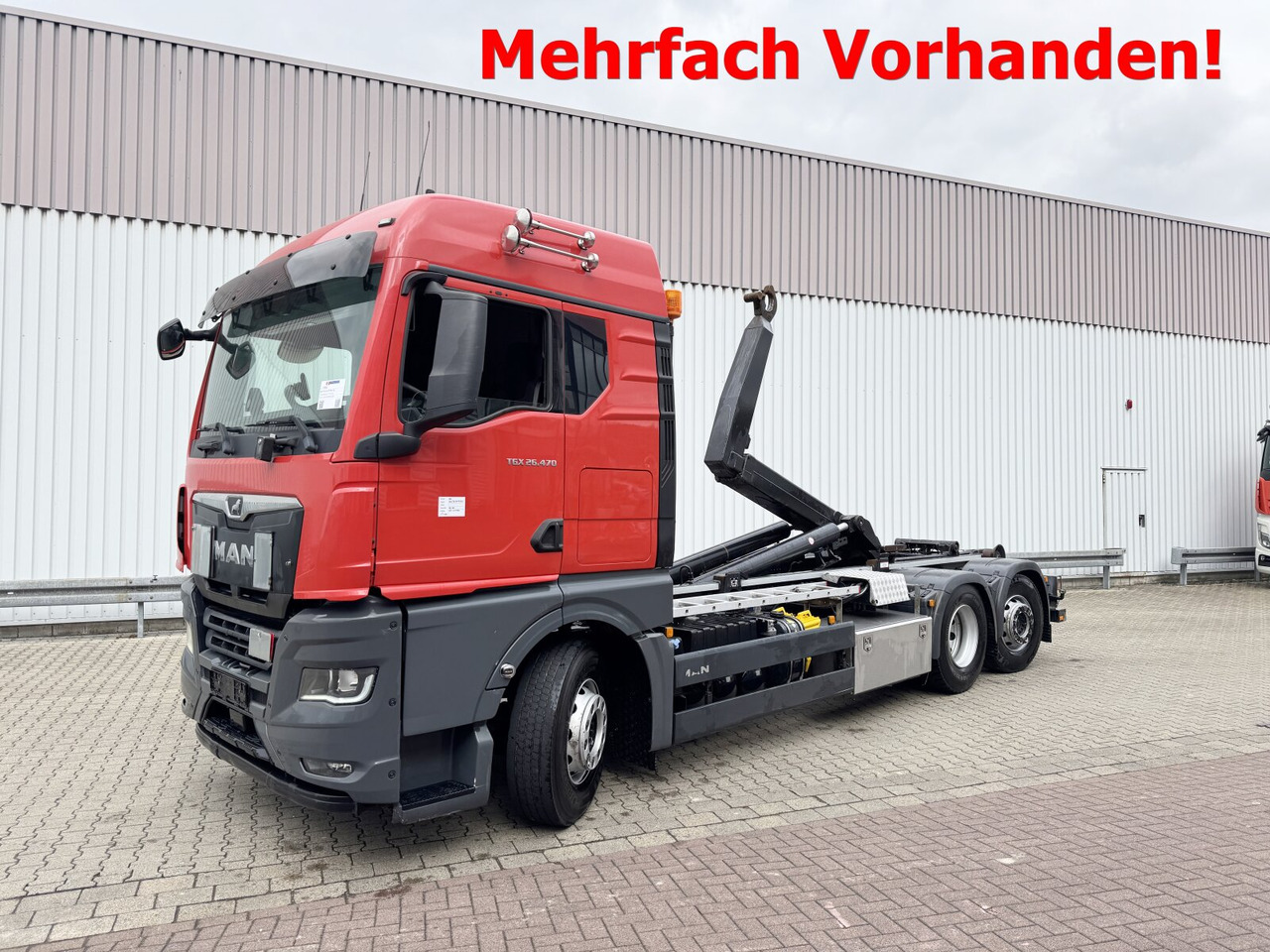 MAN TGX 26.470 6X2-4 BL TGX 26.470 6X2-4 BL, Lenk-/Liftachse, XLX-Fahrerhaus, VDL Abrollanlage 7m - Гаковий мультиліфт вантажівка: фото 1 MAN TGX 26.470 6X2-4 BL TGX 26.470 6X2-4 BL, Lenk-/Liftachse, XLX-Fahrerhaus, VDL Abrollanlage 7m - Гаковий мультиліфт вантажівка: фото 1