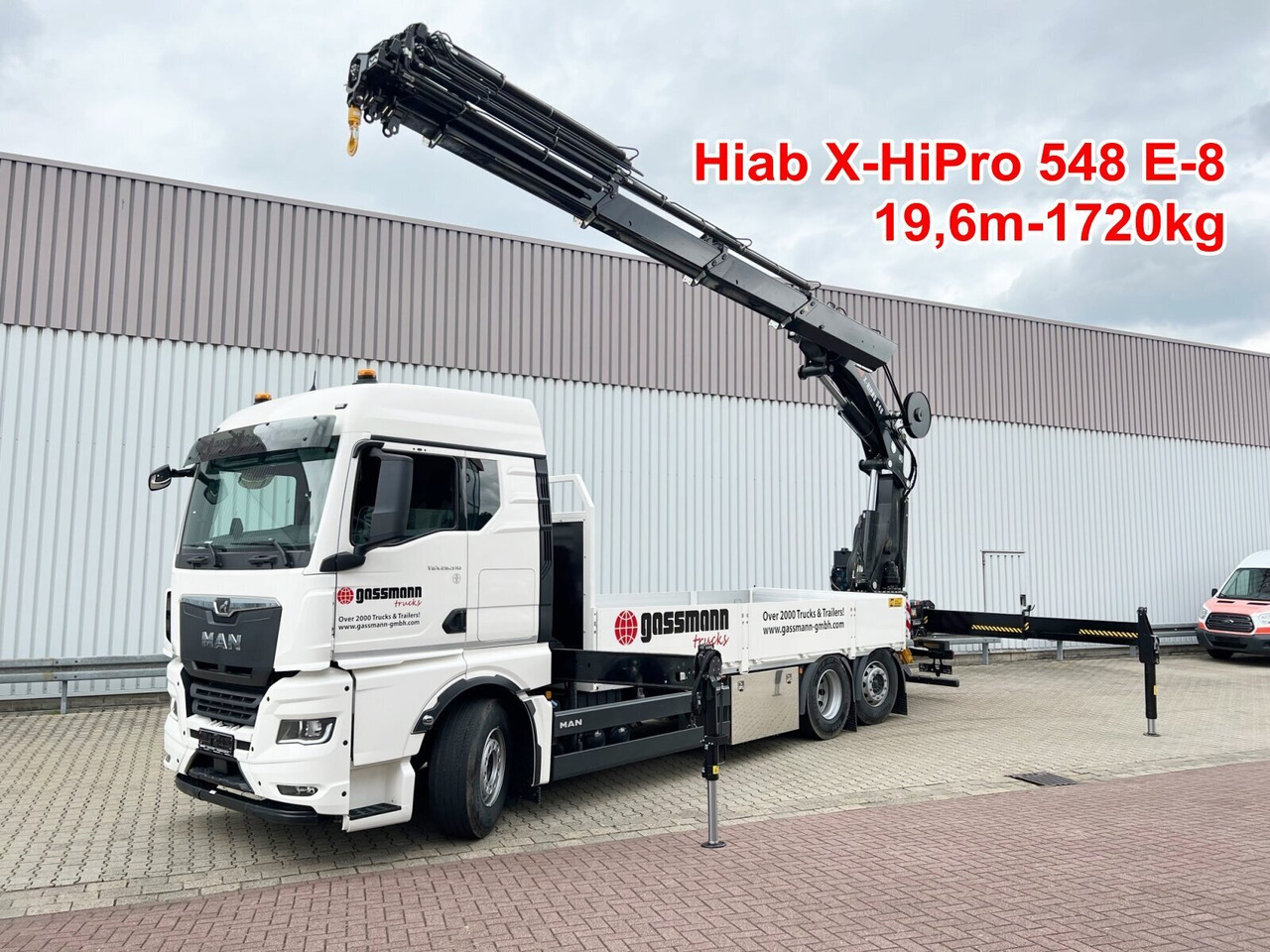 MAN TGX 26.510 6x2-4 LL CH TGX 26.510 6x2-4 LL, Kran Hiab X-HiPro 548 E-8, Lenk-/Liftachse, TwistLock 20Fuß, Funk, Retarder - Вантажівка з маніпулятором, Бортова вантажівка/ Платформа: фото 1 MAN TGX 26.510 6x2-4 LL CH TGX 26.510 6x2-4 LL, Kran Hiab X-HiPro 548 E-8, Lenk-/Liftachse, TwistLock 20Fuß, Funk, Retarder - Вантажівка з маніпулятором, Бортова вантажівка/ Платформа: фото 1