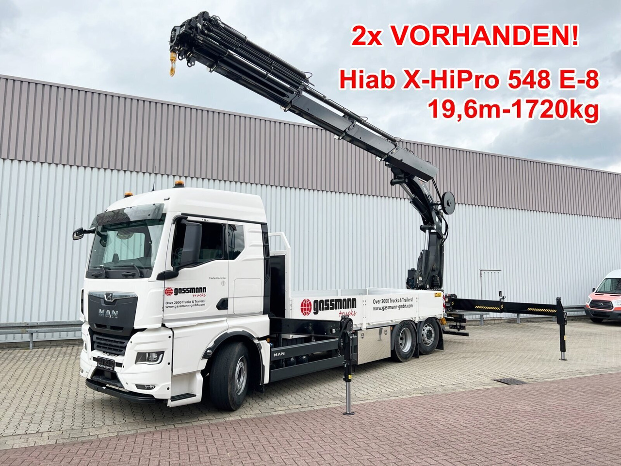 MAN TGX 26.510 6x2-4 LL CH TGX 26.510 6x2-4 LL, Kran Hiab X-HiPro 548 E-8, Lenk-/Liftachse, TwistLock 20Fuß, Funk, Retarder - Вантажівка з маніпулятором, Бортова вантажівка/ Платформа: фото 1 MAN TGX 26.510 6x2-4 LL CH TGX 26.510 6x2-4 LL, Kran Hiab X-HiPro 548 E-8, Lenk-/Liftachse, TwistLock 20Fuß, Funk, Retarder - Вантажівка з маніпулятором, Бортова вантажівка/ Платформа: фото 1