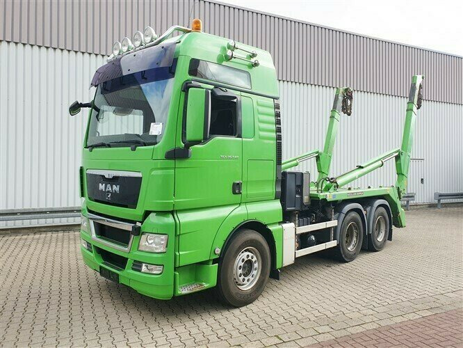 MAN TGX 26.540 6x4 BB TGX 26.540 6x4 BB, Intarder, XXL-Fahrerhaus - Скіповий навантажувач вантажівка: фото 1 MAN TGX 26.540 6x4 BB TGX 26.540 6x4 BB, Intarder, XXL-Fahrerhaus - Скіповий навантажувач вантажівка: фото 1