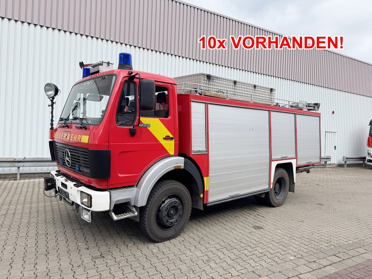 Mercedes-Benz 1222 AF 4x4 Rüstwagen RW 2 1222 AF 4x4, Rüstwagen RW 2, Seilwinde - Карета швидкої допомоги: фото 1 Mercedes-Benz 1222 AF 4x4 Rüstwagen RW 2 1222 AF 4x4, Rüstwagen RW 2, Seilwinde - Карета швидкої допомоги: фото 1