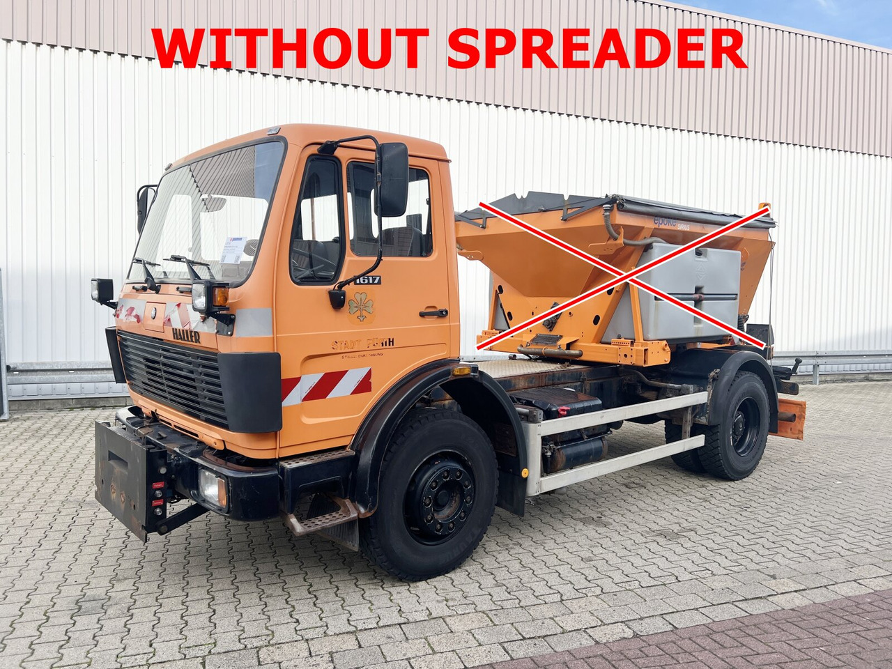 Mercedes-Benz 1617 C 4x2 1617 C 4x2, Winterdienstausstattung - Снігоприбиральна машина: фото 1 Mercedes-Benz 1617 C 4x2 1617 C 4x2, Winterdienstausstattung - Снігоприбиральна машина: фото 1